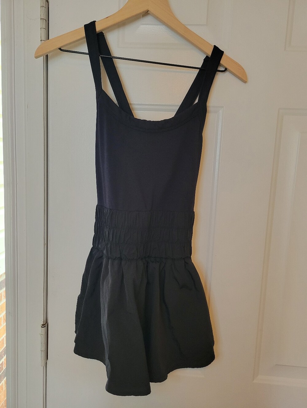 FP Movement Way Home Skortsie Black One Piece, Size Womens Small